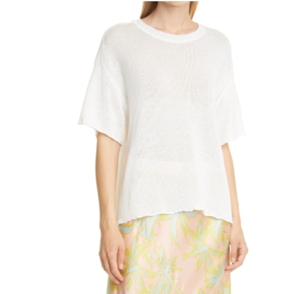 ATM Anthony Thomas Melillo‎ Oversize Short Sleeve Open Knit Sweater Size - Picture 1 of 11